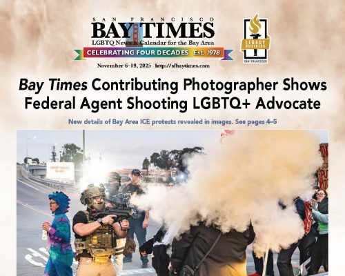 Bay Times contributor’s photo showing ICE attack goes viral
